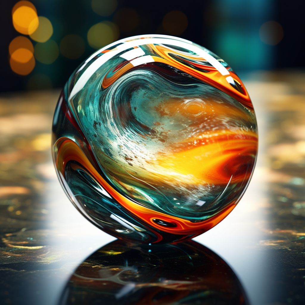 Glass marble #6