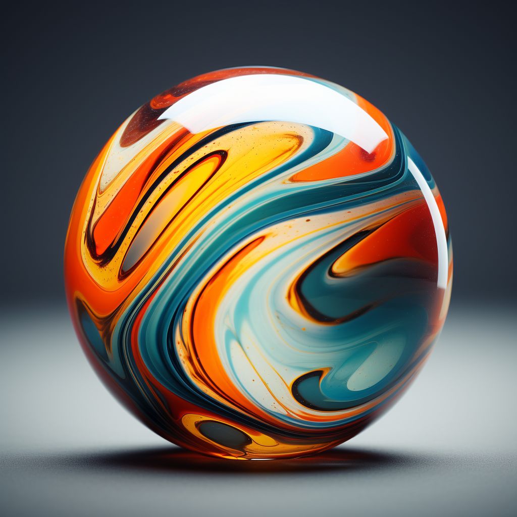 Glass marble #7