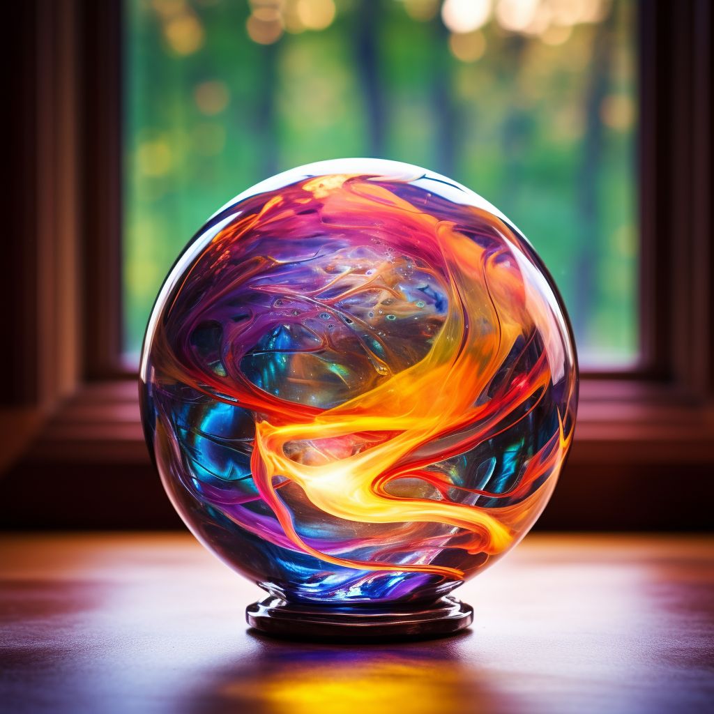 Glass marble #8
