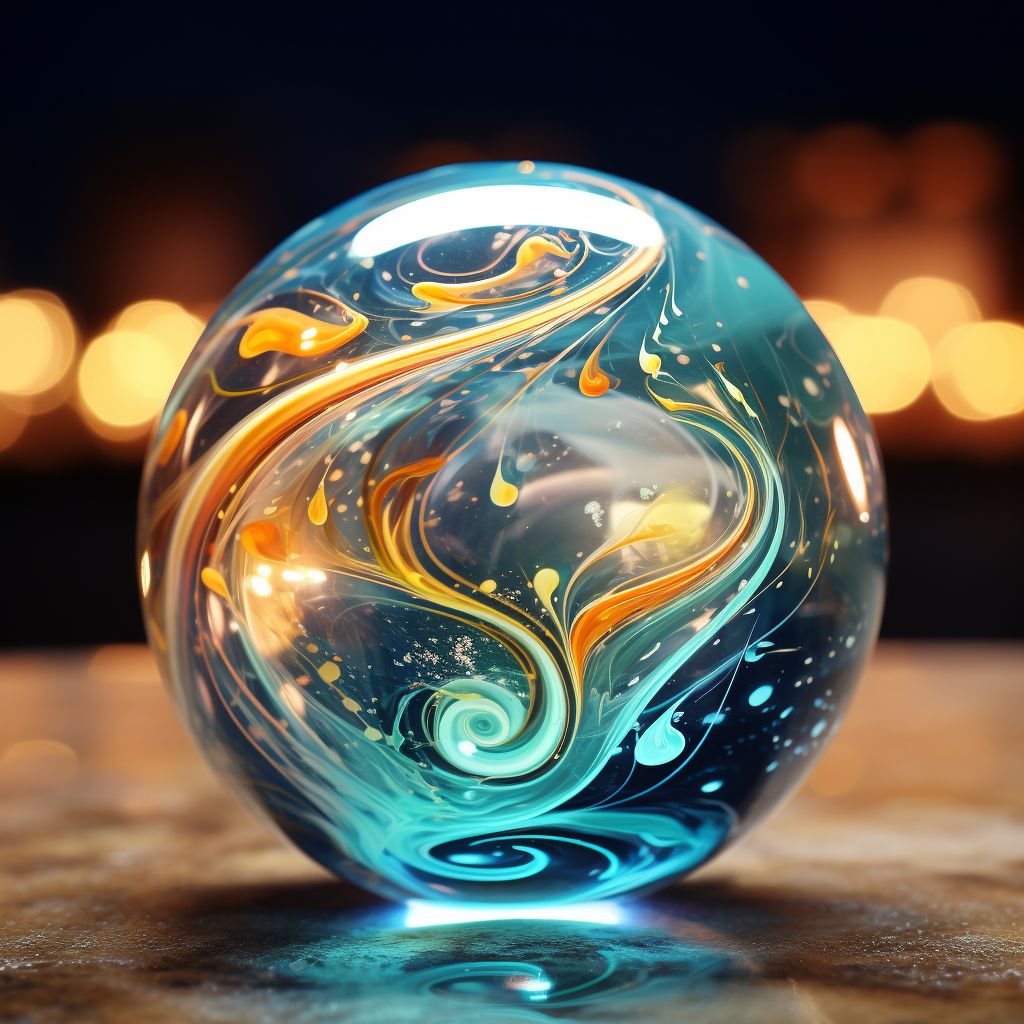 Glass marble #10