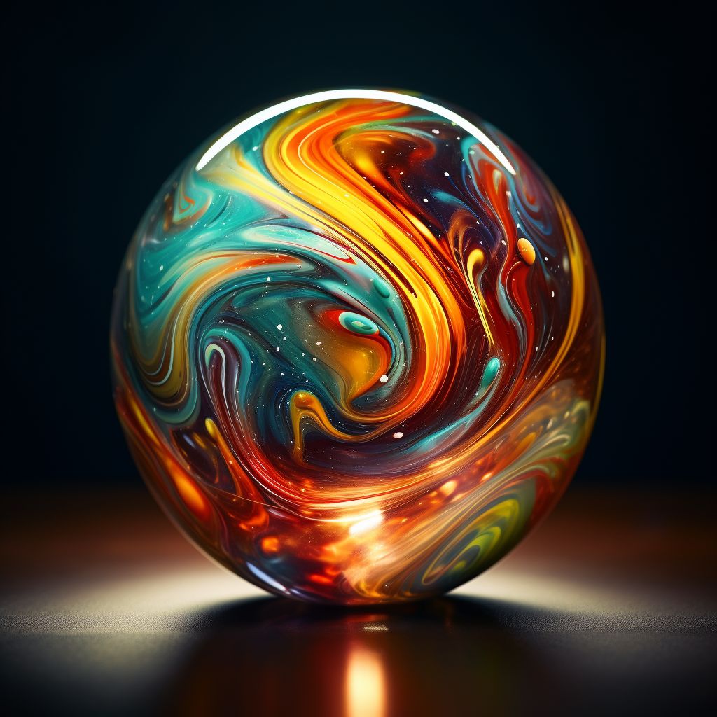 Glass marble #20