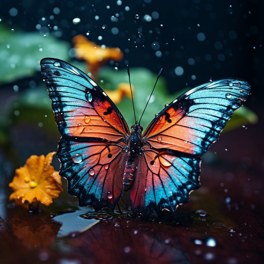 Wet Butterfly #5