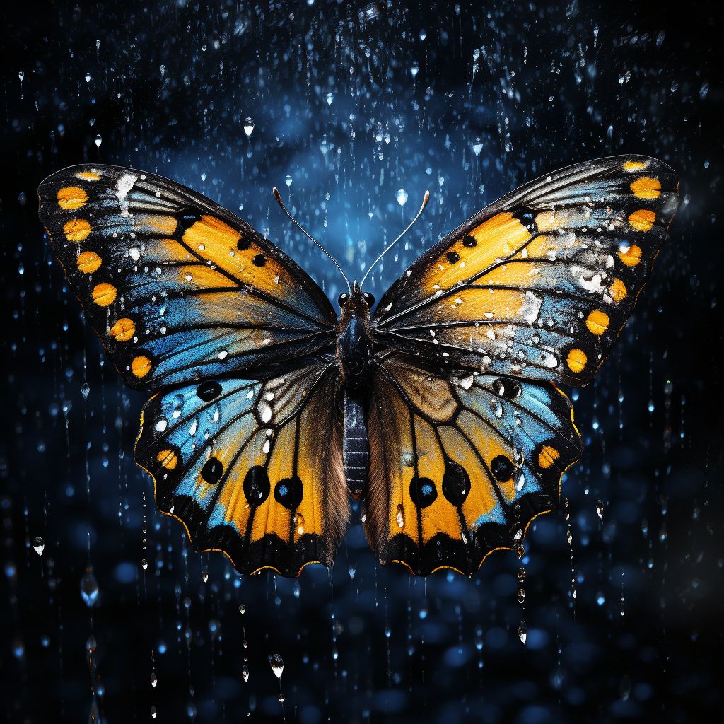 Wet Butterfly #3