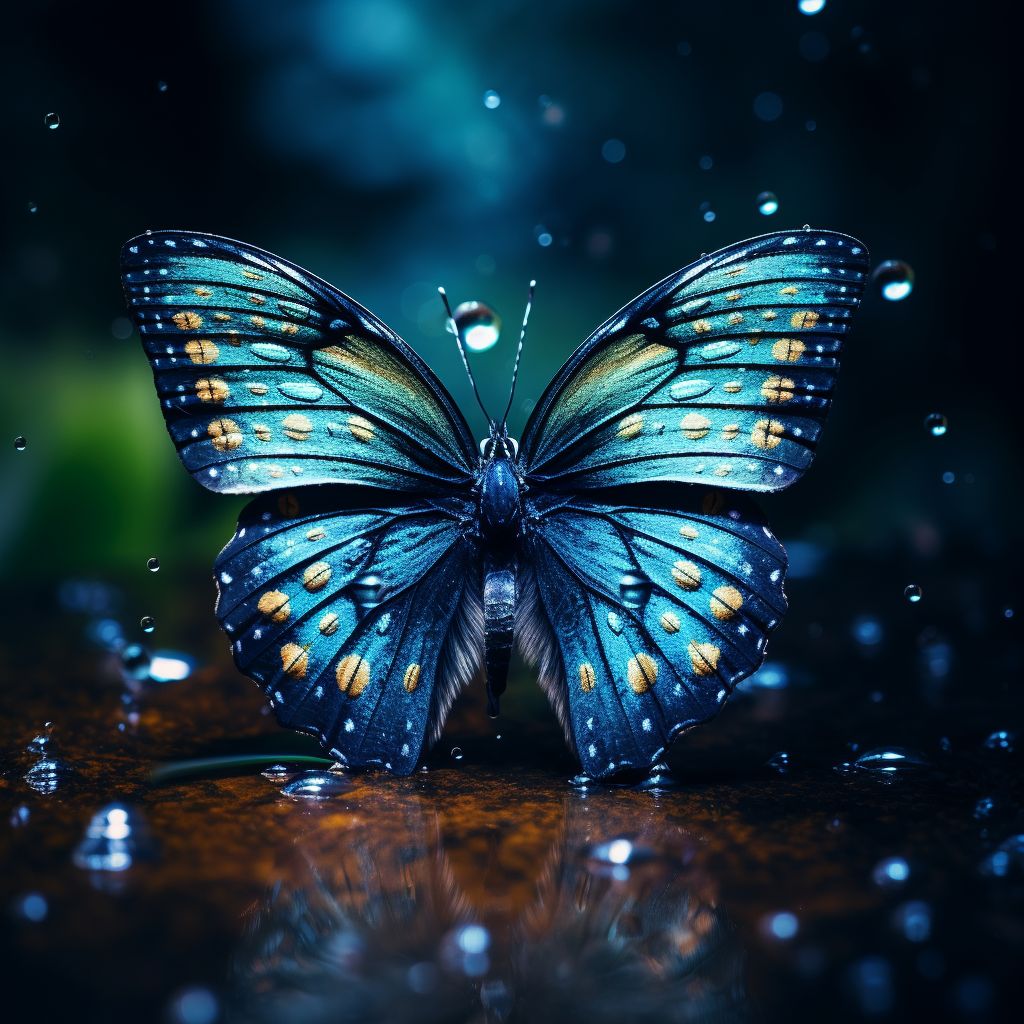 Wet Butterfly #7