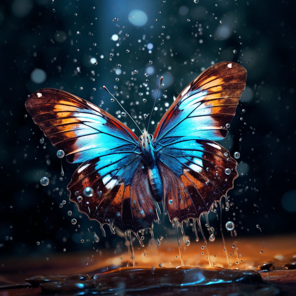 Wet Butterfly #2