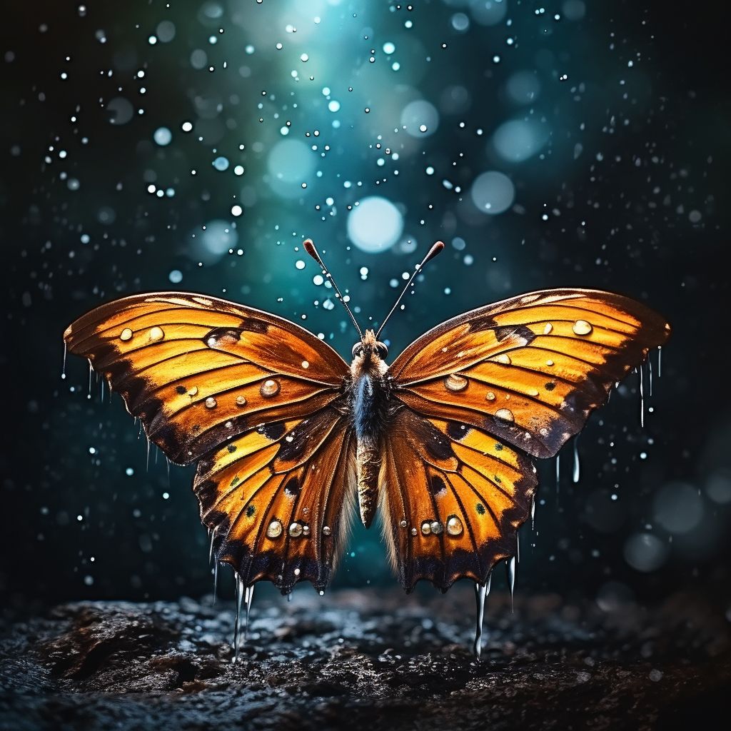 Wet Butterfly #6