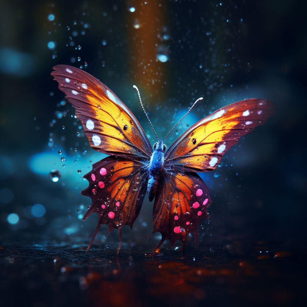 Wet Butterfly #9