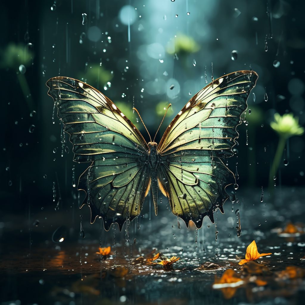 Wet Butterfly #15