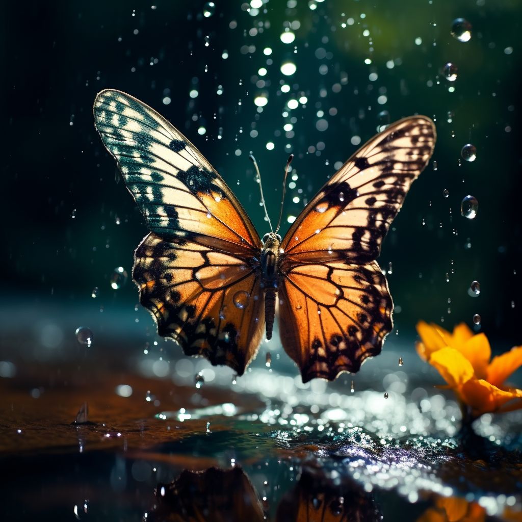 Wet Butterfly #14