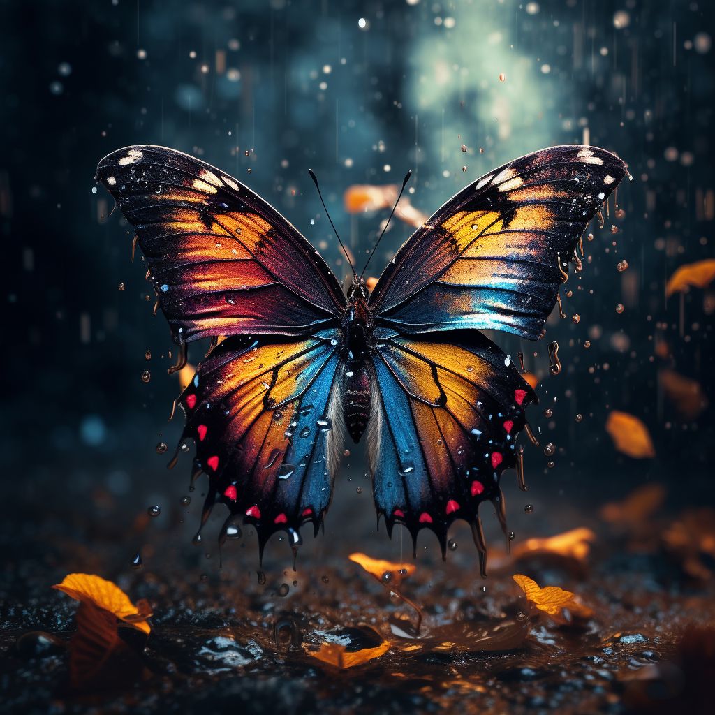 Wet Butterfly #21