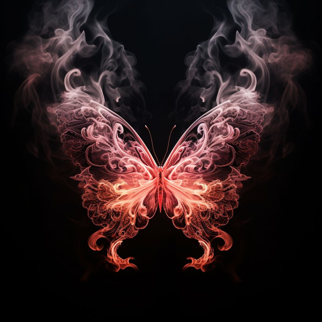 Smoke Butterfly #3