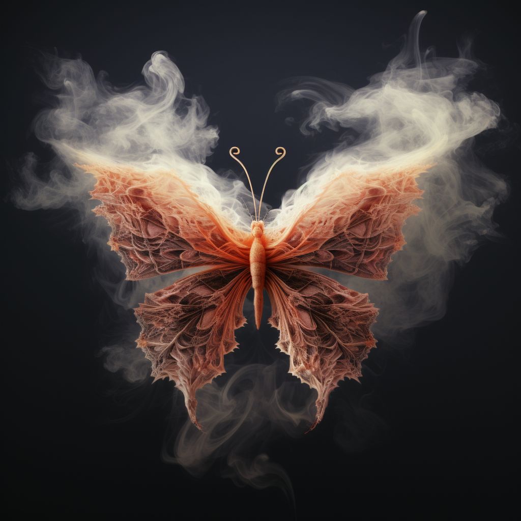 Smoke Butterfly #4