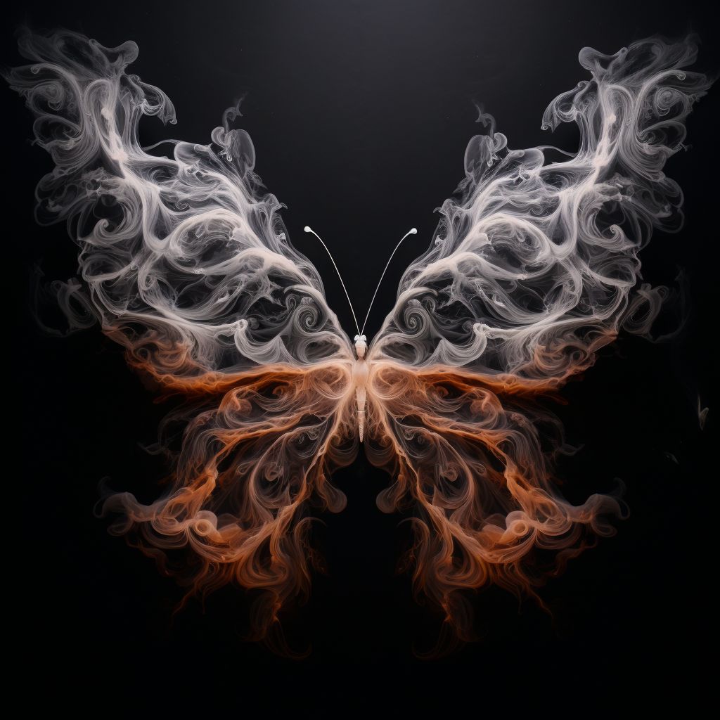 Smoke Butterfly #7