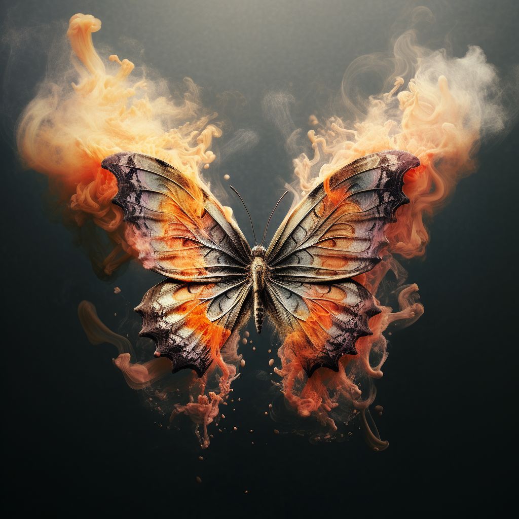 Smoke Butterfly #8
