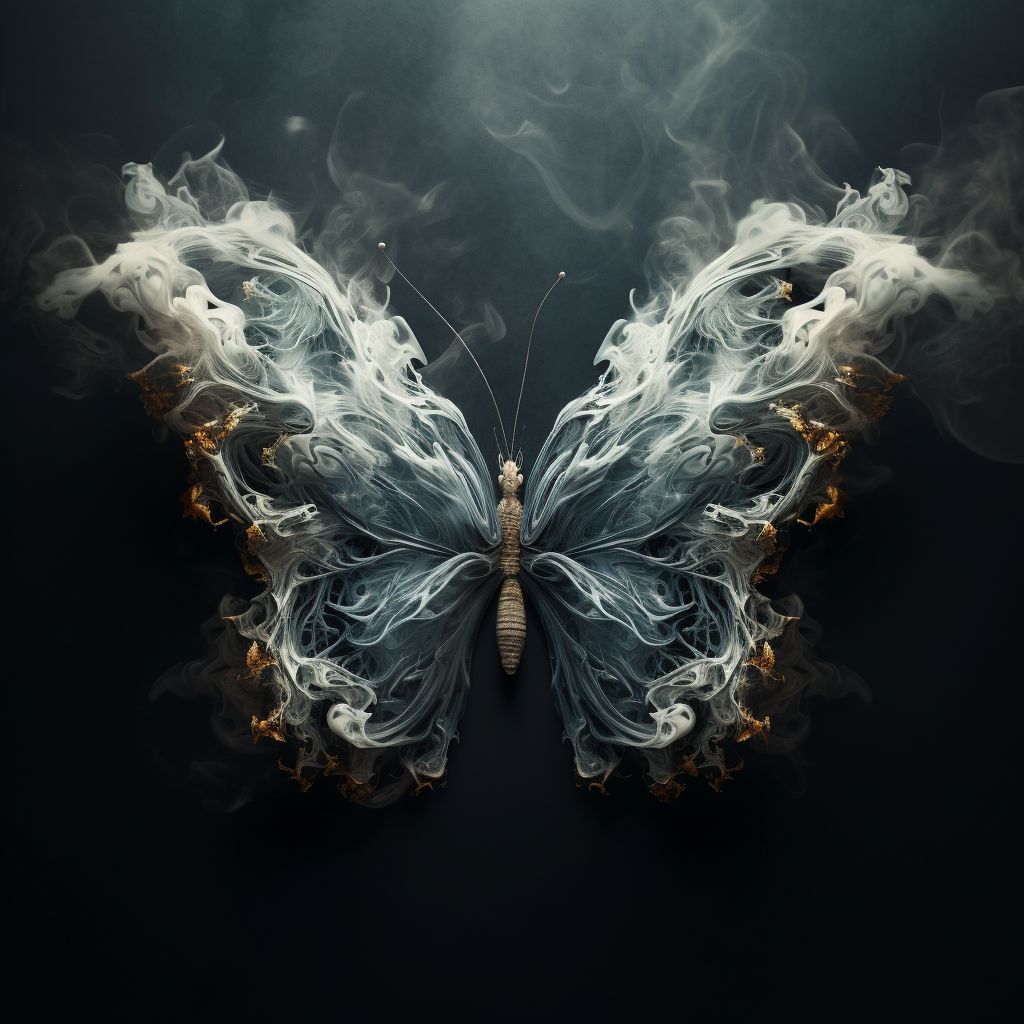 Smoke Butterfly #9
