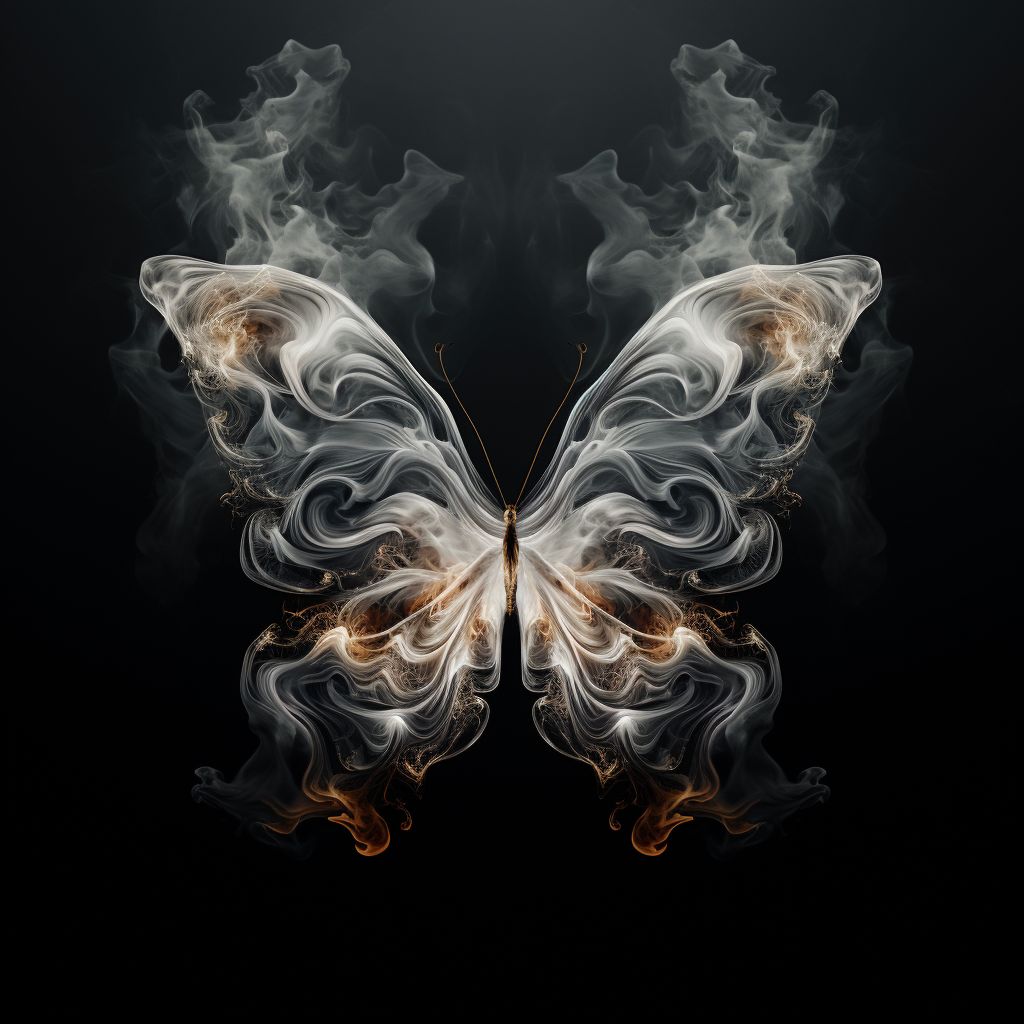 Smoke Butterfly #17