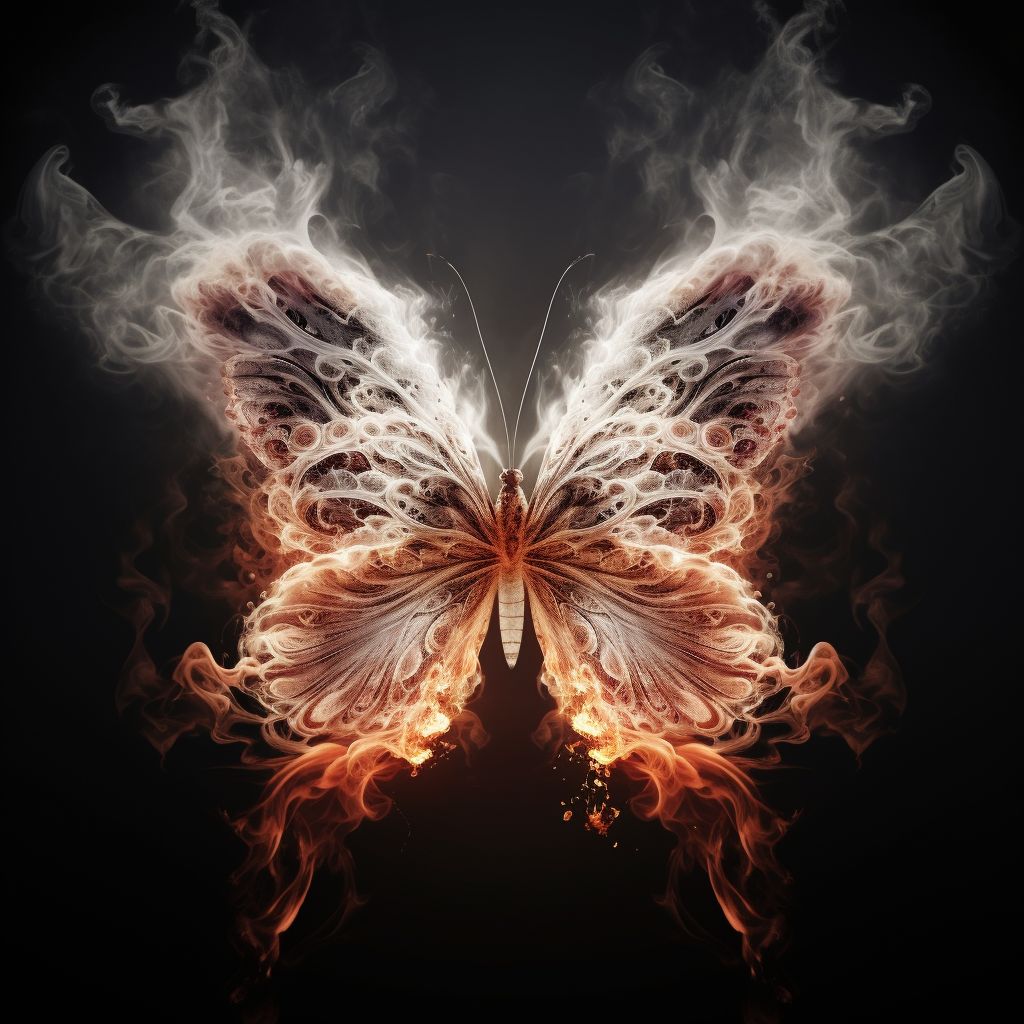 Smoke Butterfly #10