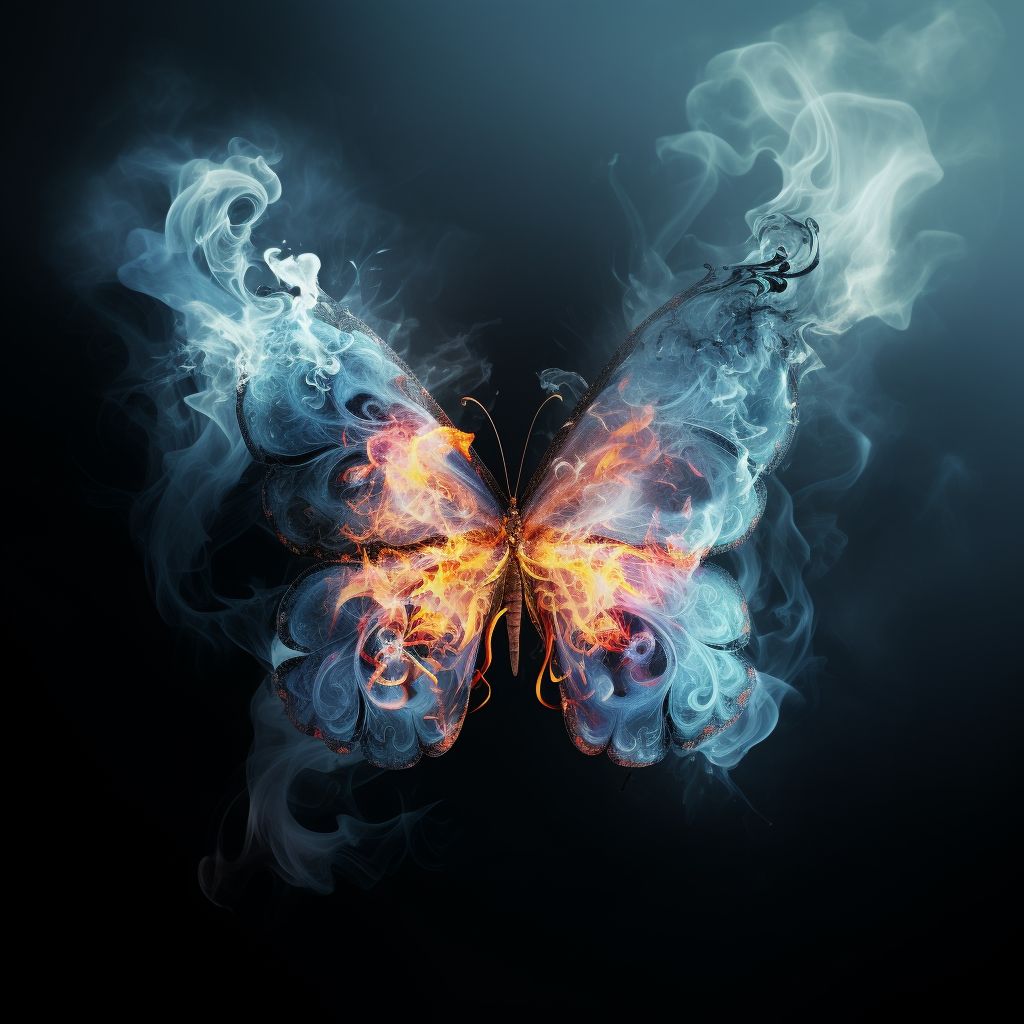 Smoke Butterfly #12