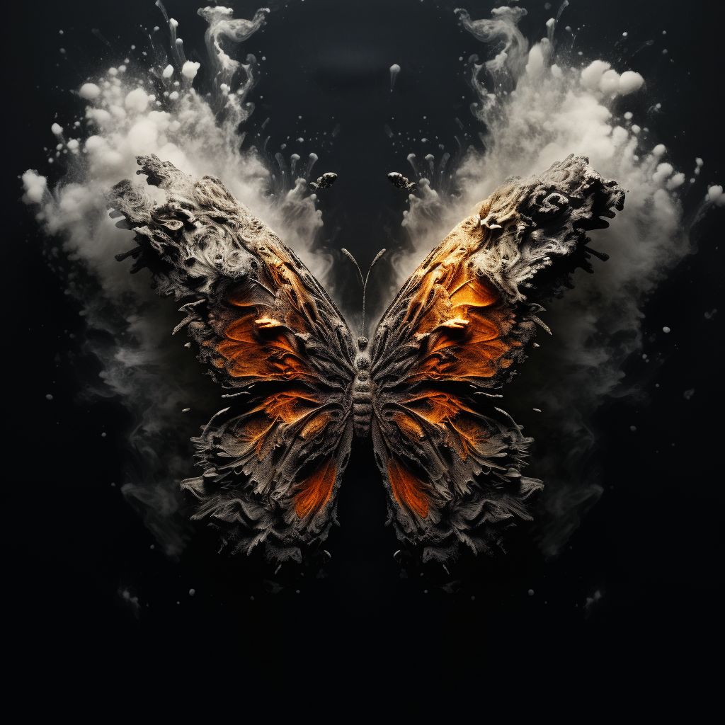 Smoke Butterfly #13