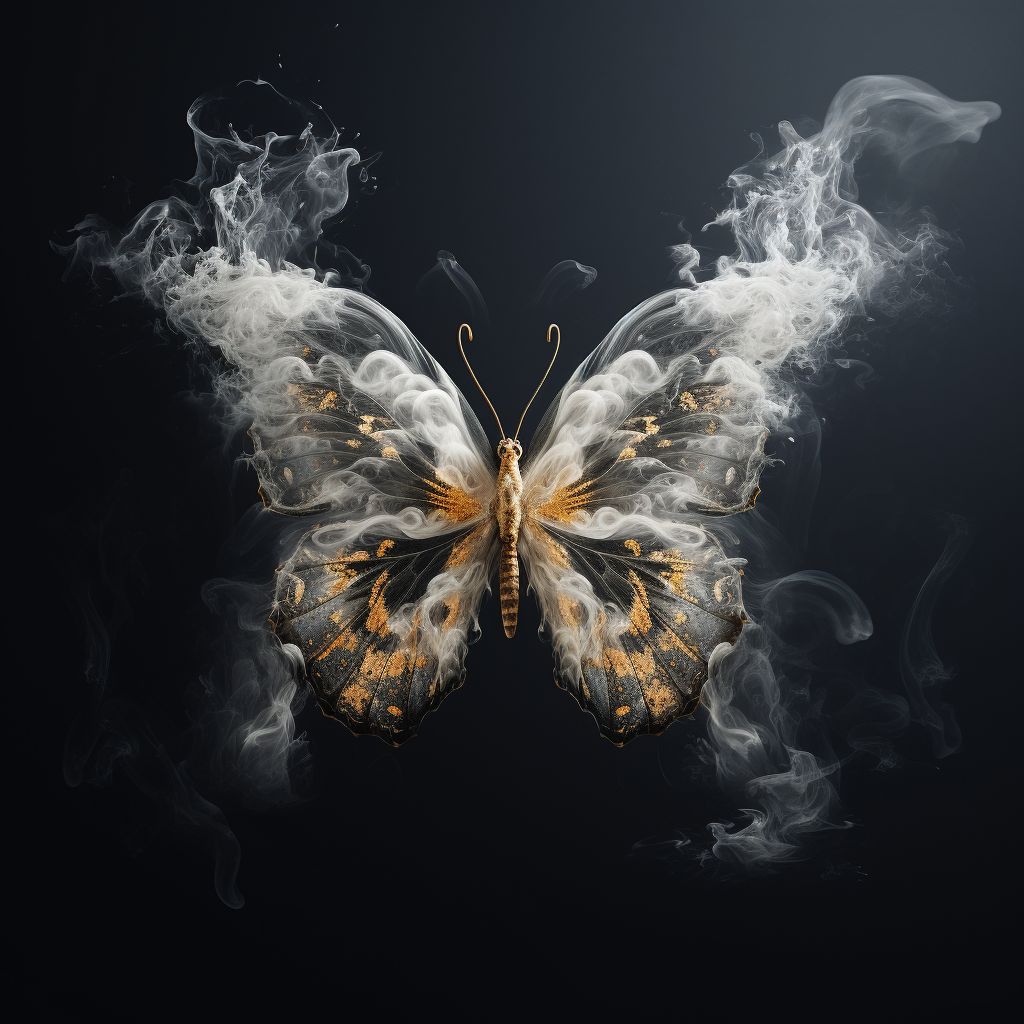 Smoke Butterfly #14