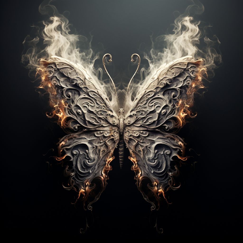 Smoke Butterfly #15
