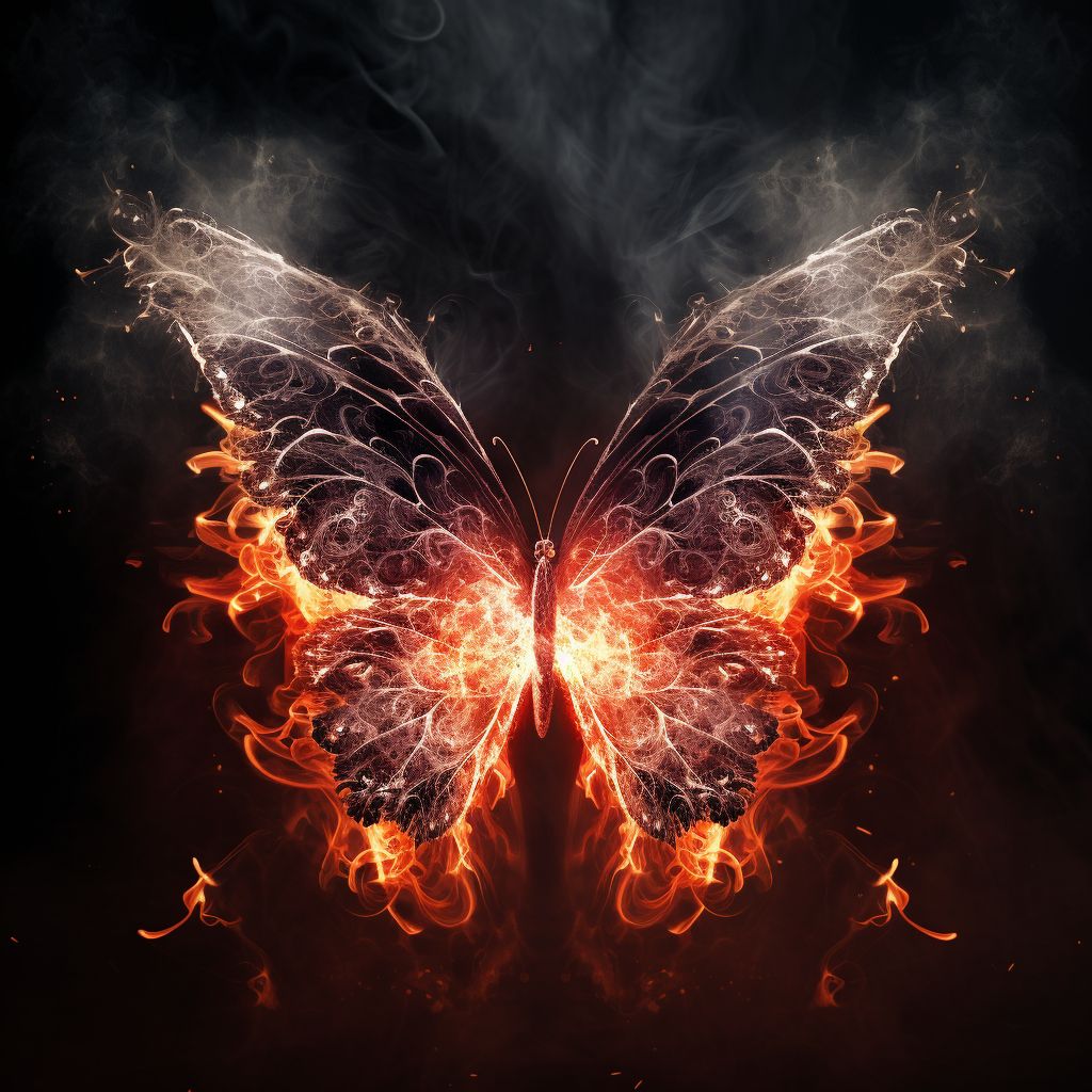 Smoke Butterfly #18