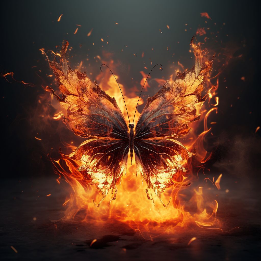 Fiery Butterfly #8