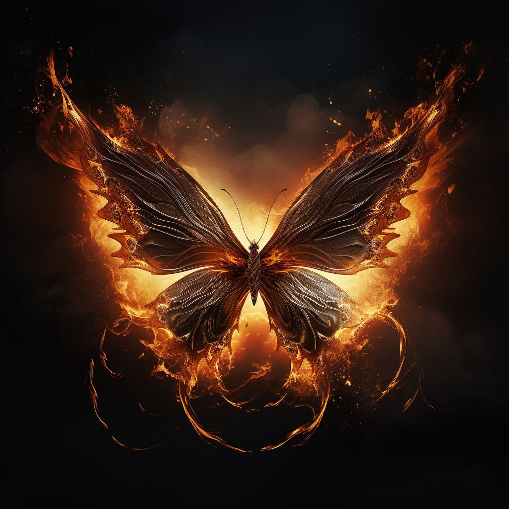 Fiery Butterfly #4