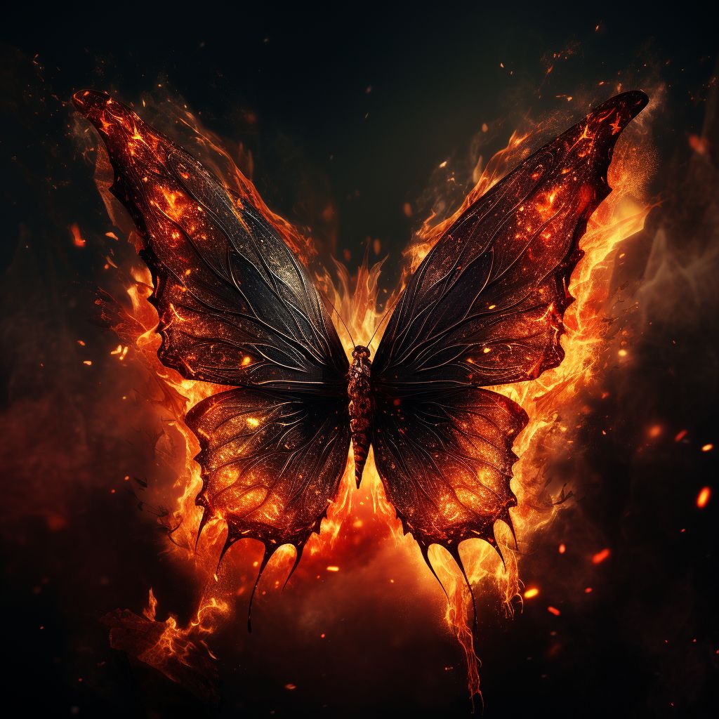 Fiery Butterfly #1