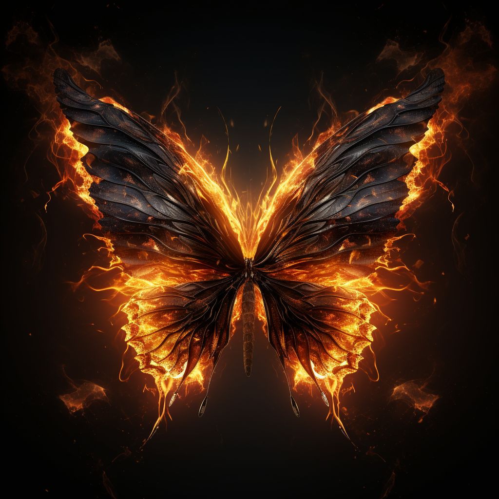 Fiery Butterfly #3