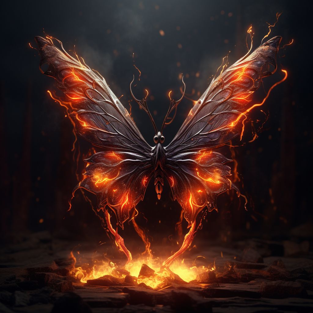 Fiery Butterfly #5