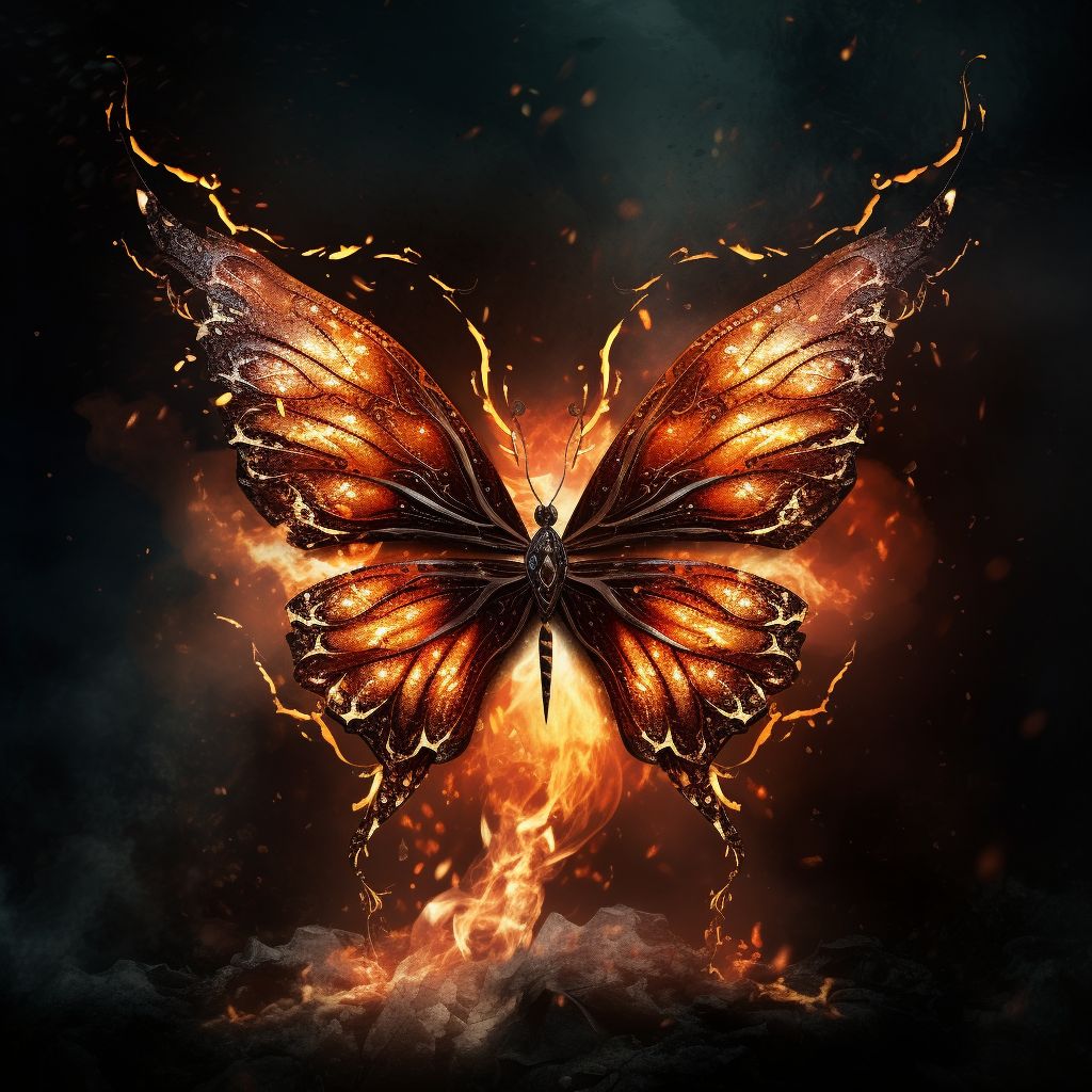 Fiery Butterfly #7