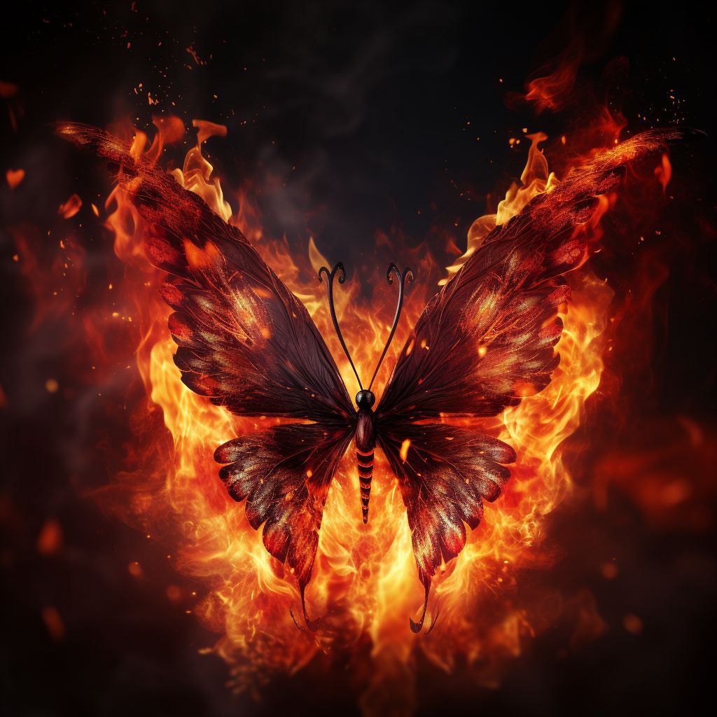 Fiery Butterfly #12