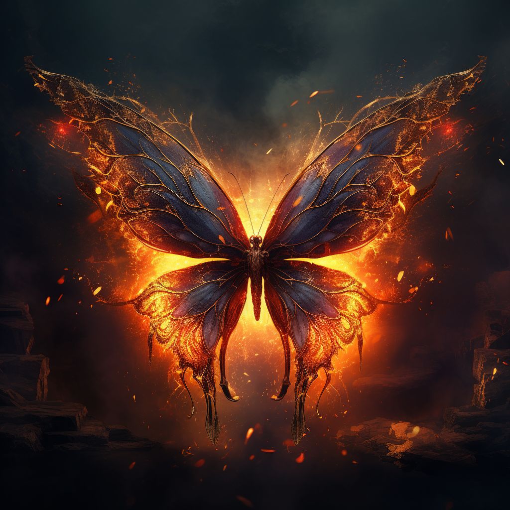 Fiery Butterfly #13