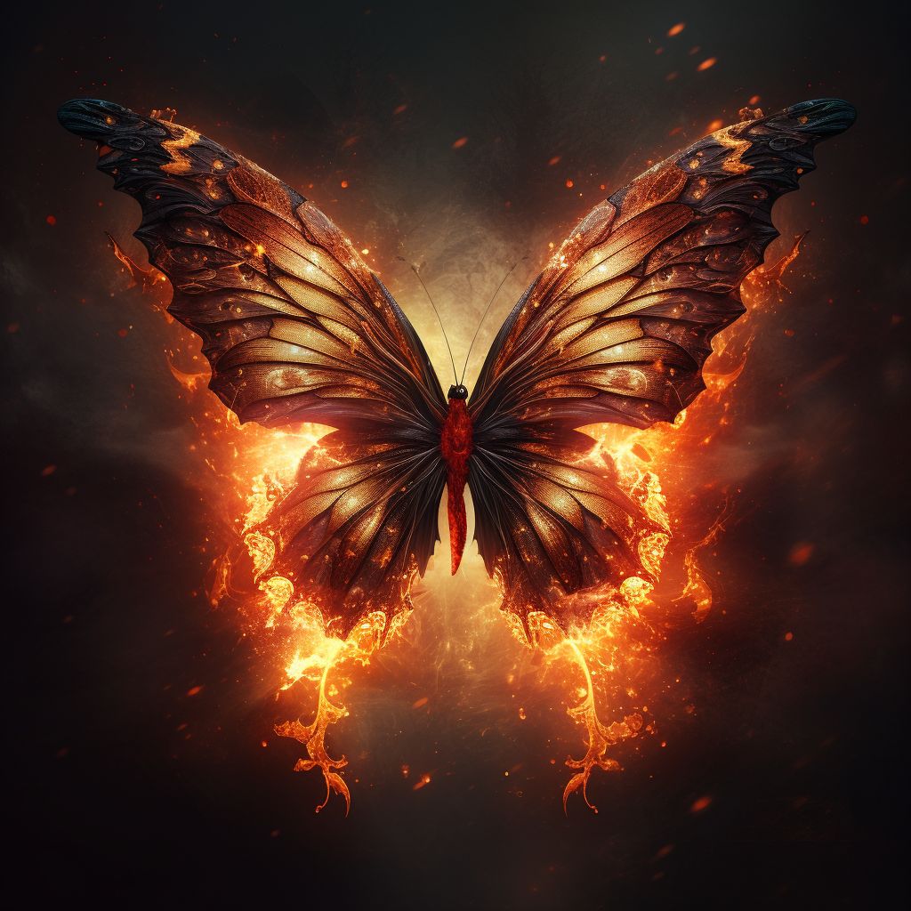 Fiery Butterfly #19