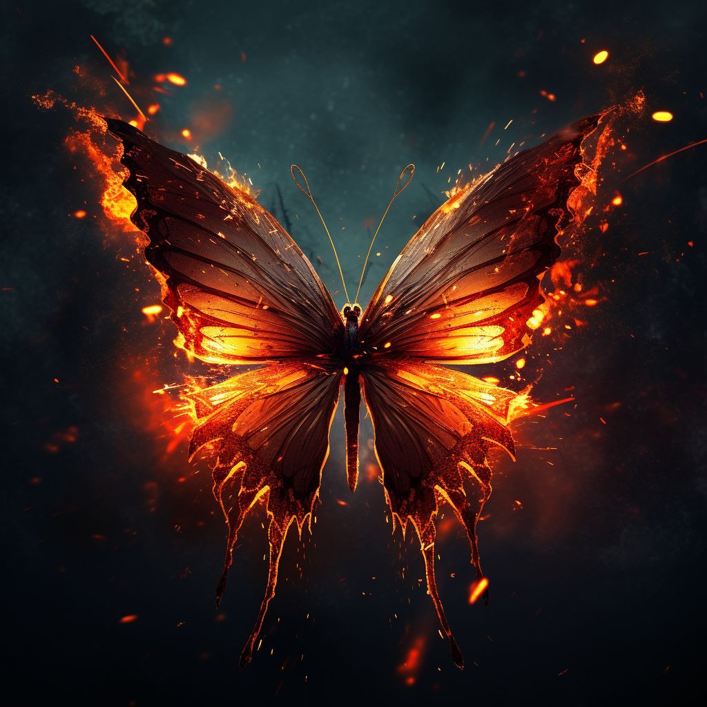 Fiery Butterfly #18