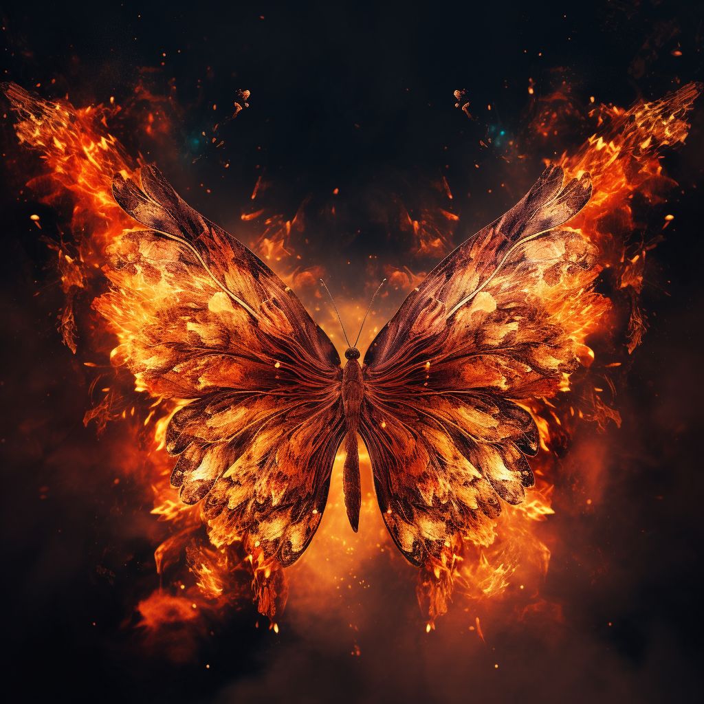 Fiery Butterfly #17