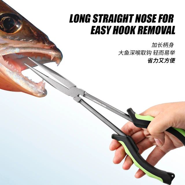 Long Nose Fish Hook Removal Pliers-11 inches
