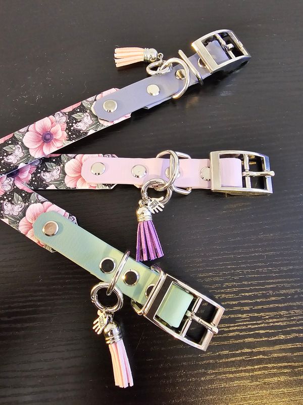 Biothane Halsband Flower