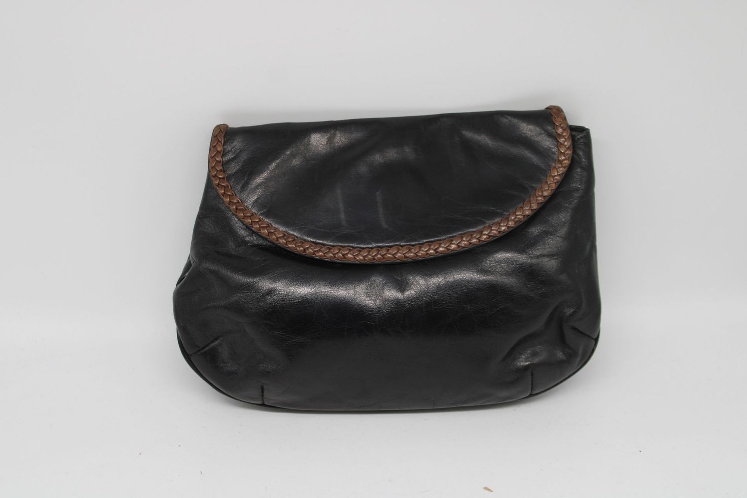 Borsa pelle lucida