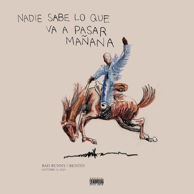 BAD BUNNY - Nadie Sabe Lo Que Va A Pasar Manana (BLUE Vinyl)