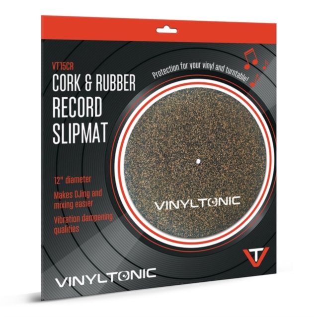 VINYL ACCESSORIES / VINYLTONIC CORK &amp; RUBBER RECORD SLIPMAT