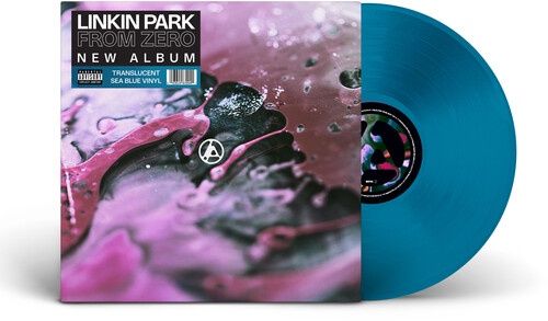Linkin Park - From Zero (Translucent Sea Blue Vinyl) (Clear Vinyl, Blue) - Rock