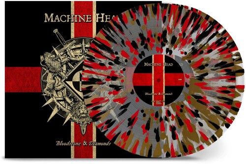 Machine Head - Bloodstone &amp; Diamonds - Transparent w/ Black/Gold/Red Splatter Vinyl