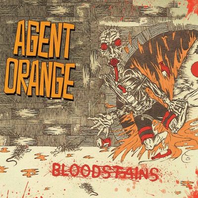 Agent Orange - Bloodstains - Orange/ red/ black Splatter - Punk