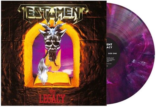 TESTAMENT - The Legacy - Purple Blue Red Marble