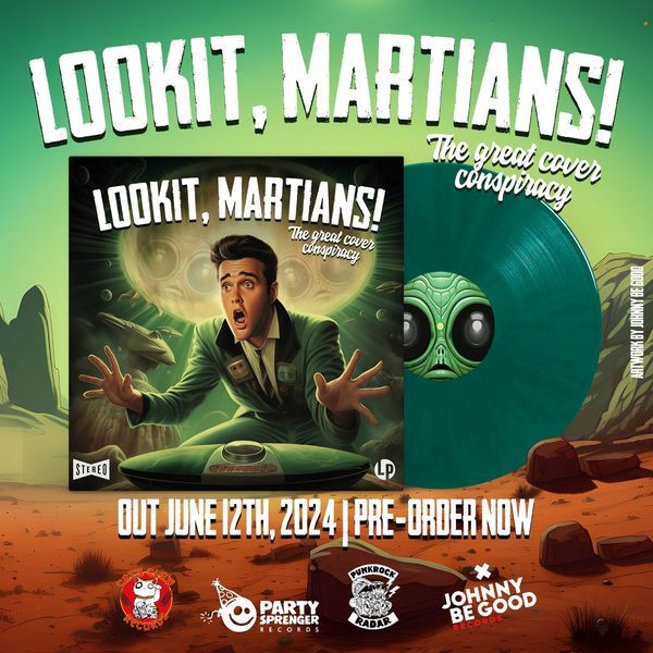 Lookit, Martians! - The Great Cover Conspiracy - Green Vinyl - Punk