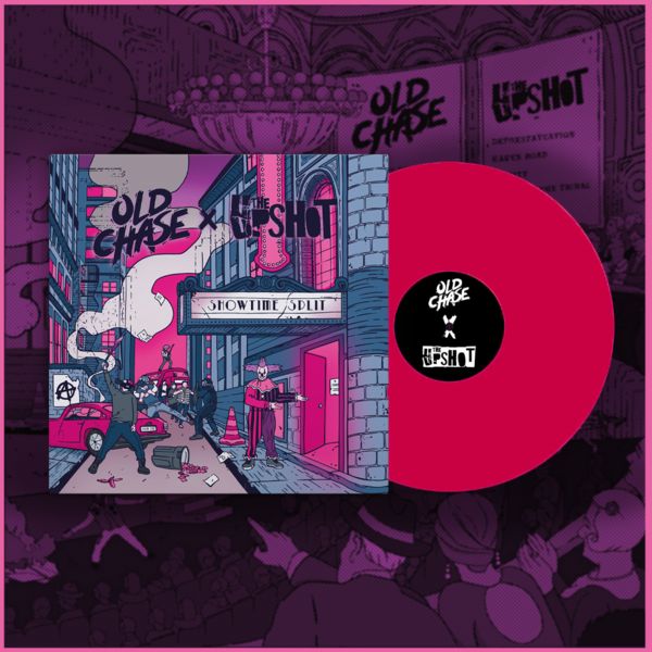 Old Chase x The Upshot - Showtime (Split) - Pink Vinyl - Punk
