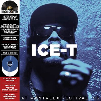 Ice-T - Live at The Miles Davis Hall - Montreux 1995 - Blue &amp; White Vinyl - RSD - Rap/Hip-Hop