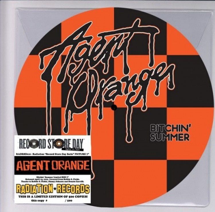 Agent Orange – Bitchin&#39; Summer - 7 Inch Picture Disc - Punk
